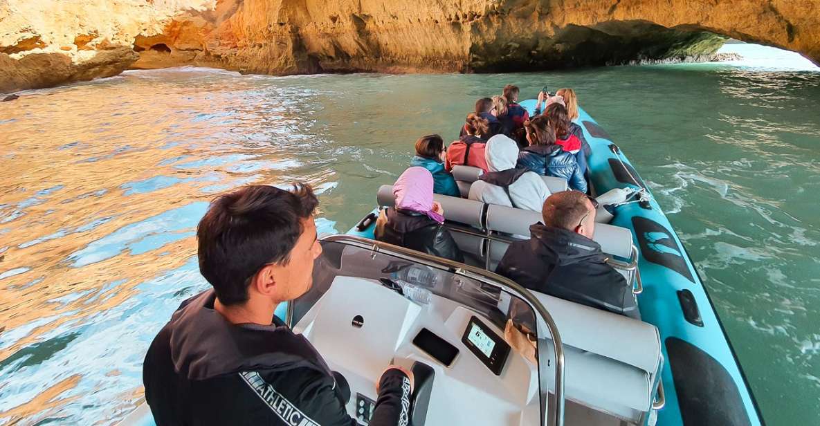 Portimão: Benagil Caves and Praia De Marinha Boat Tour - Itinerary Overview