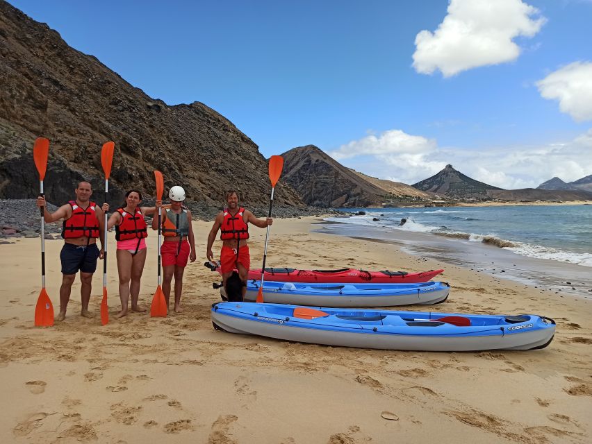 Porto Santo: Kayak Tour From Ponta Calheta - Booking Information