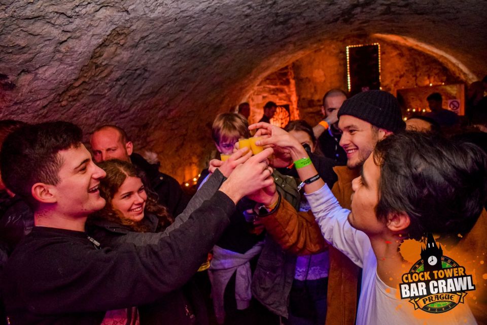 Prague: Clock Tower Bar Crawl With Drinks and Shots - Activity Highlights