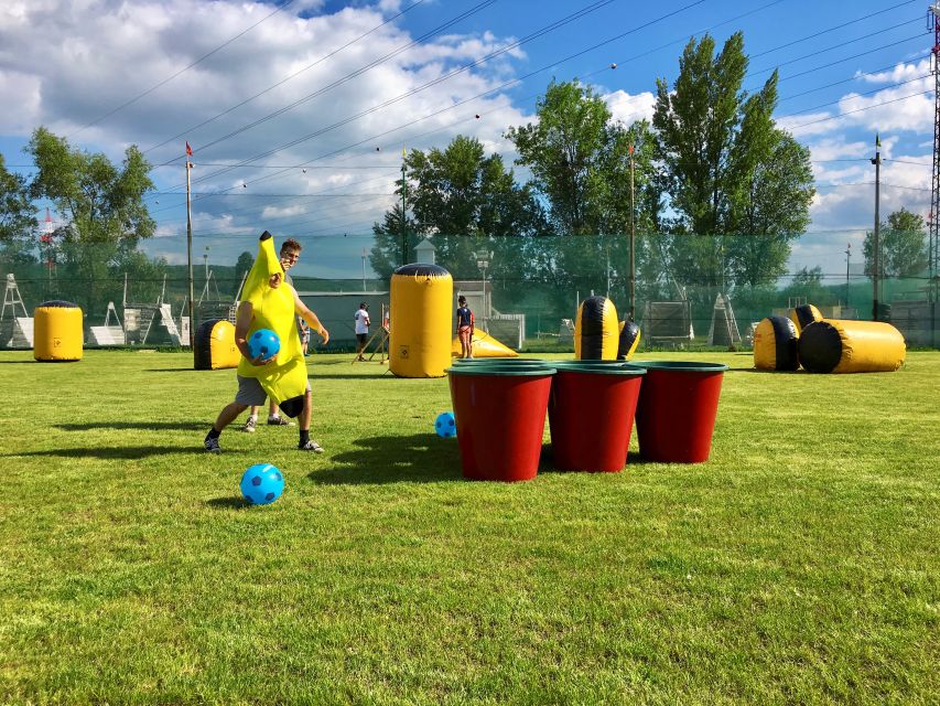 Prague : Giant Foot Darts and Giant Beer Pong Game - Activity Description