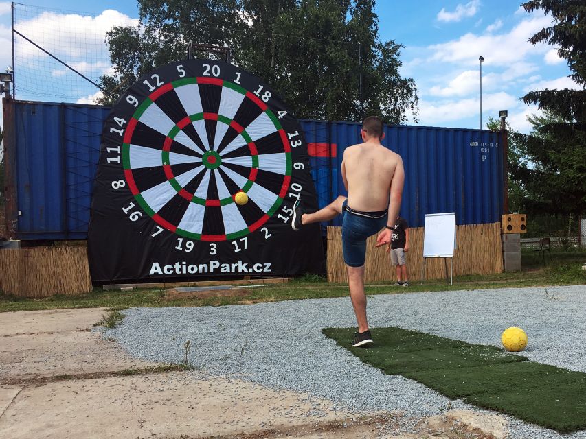 Prague: Giant Football Darts Game With Round of Beers & BBQ - Participant Details