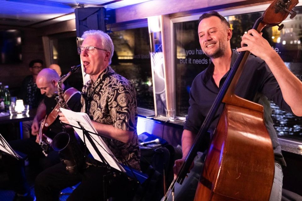 Prague: Jazz Boat Cruise With Concert and Optional Meal - Select Participants and Date