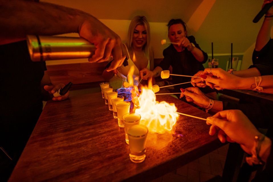 Prague: Shots Bar & Club Experience With Welcome Cocktail - Bartender Expertise