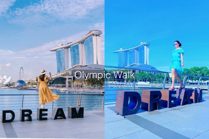Private Cycling Tour of 15 Instagrammable Spots @ Marina Bay - Merlion Park