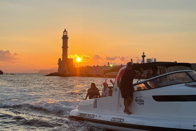 Private Sunset Boat Trip in Chania, Crete (Price Is per Group) - Logistics