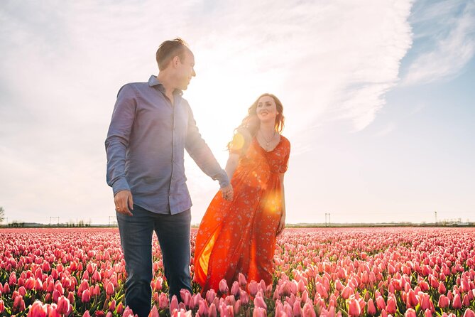 Professional Photoshoot at Private Tulip Field - Photoshoot Packages Available