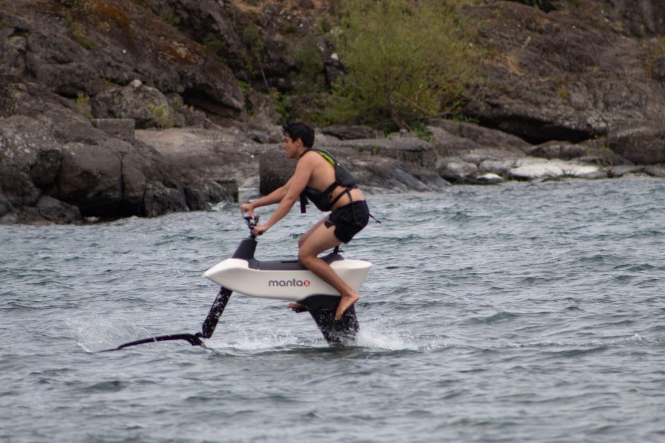 Pucón, Chile: Explore the Lake on a Water Bike, SL3 - Highlights of the Activity