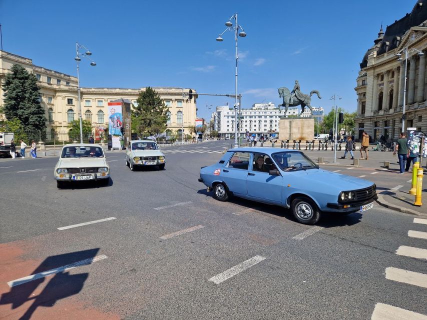 Romanian Vintage Car Driving Tour of Bucharest - 90min - Inclusion of Palace of the Parliament