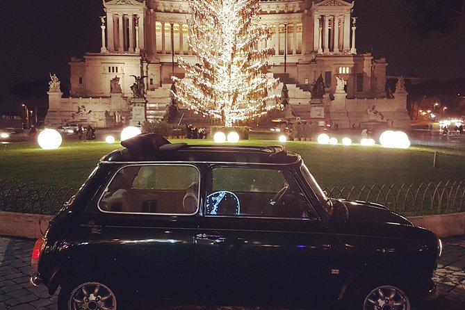 Rome Ancient Tour by Night in Mini Vintage Cabriolet With Drink - Customer Reviews and Testimonials