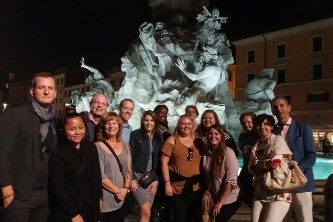 Rome by Night Walking Tour Including Piazza Navona Pantheon and Trevi Fountain - Reviews and Photos