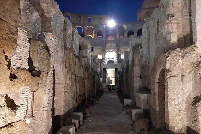 Rome: Colosseum Tour by Night With Arena & Underground - Booking and Pricing