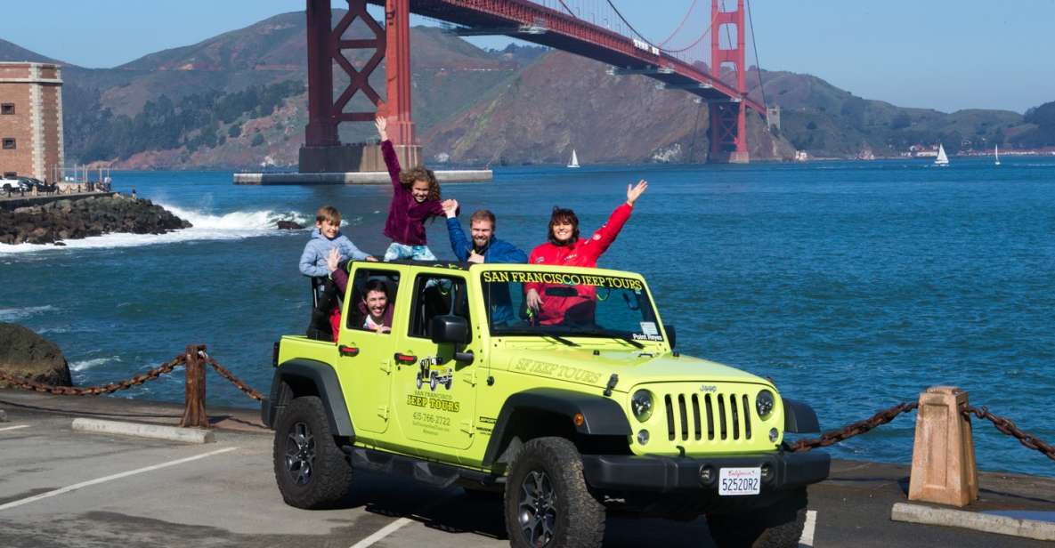 San Francisco: Private City Highlights Tour in a Jeep - Experience the Tour Route
