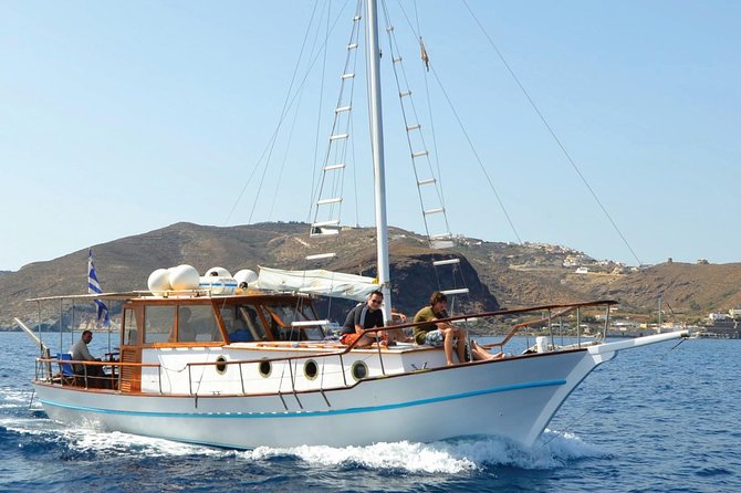 Santorini Caldera Sunset Traditional Cruise With Meal and Drinks - Inclusions and Highlights