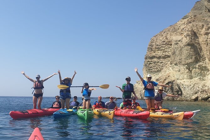 Santorini Sea Kayak - South Discovery, Small Group Incl. Sea Caves and Picnic - Inclusive Tour Experience Details