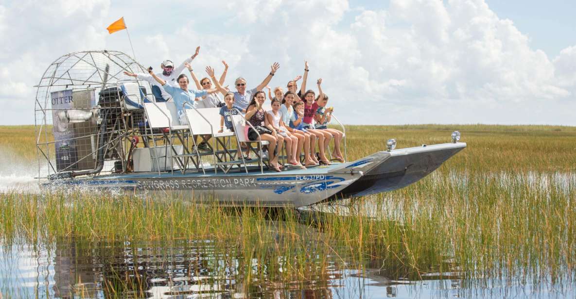 Sawgrass Park: Private 1-Hour Airboat Adventure Tour - Day and Night Tour Options