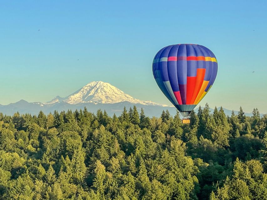 Seattle: Mt. Rainier Sunset Hot Air Balloon Ride - Precautions and Recommendations