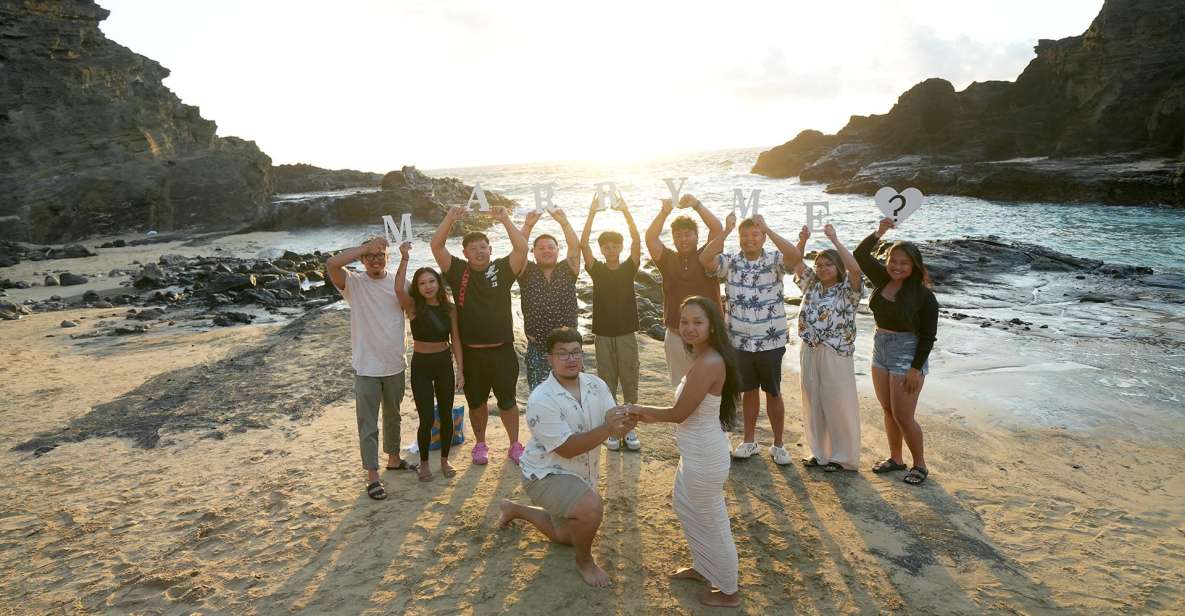 Secrete Proposal Photo/Video Honolulu Blowhole - Inclusions in the Package