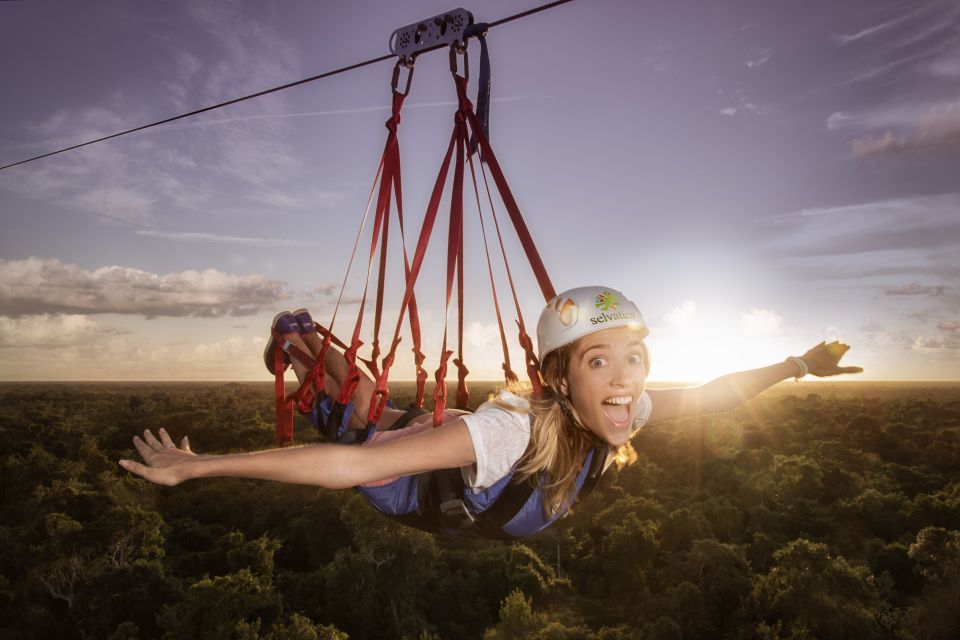 Selvatica Park: Zip Lines, ATV, Cenote Swim, and Bungee Tour - Full Description