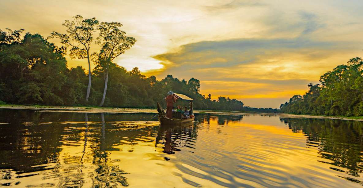 Siem Reap: Angkor Twilight & Boat Vespa Adventure - Full Description