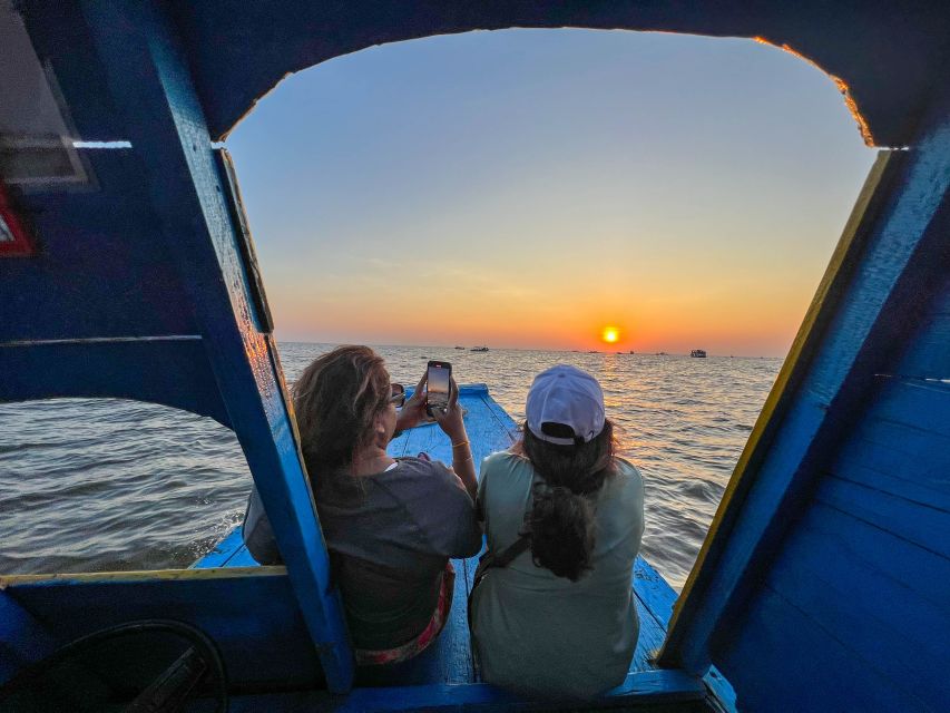 Siem Reap: Tonle Sap Sunset Boat Cruise With Transfers - Tour Description