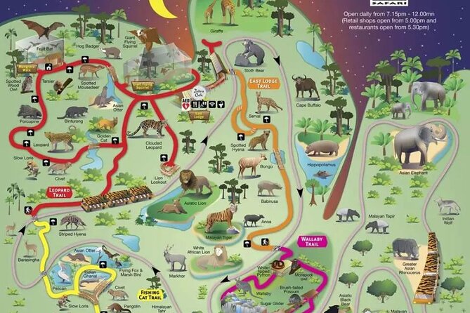 Singapore Night Safari Admission ( World'S First Nocturnal Park) - Visitor Information