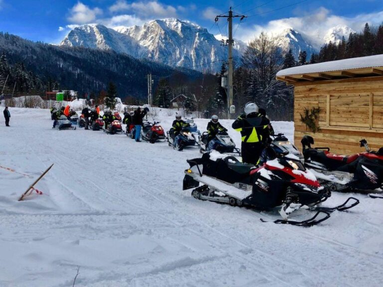 SnowMobiles Tour in Carpathian Mountains