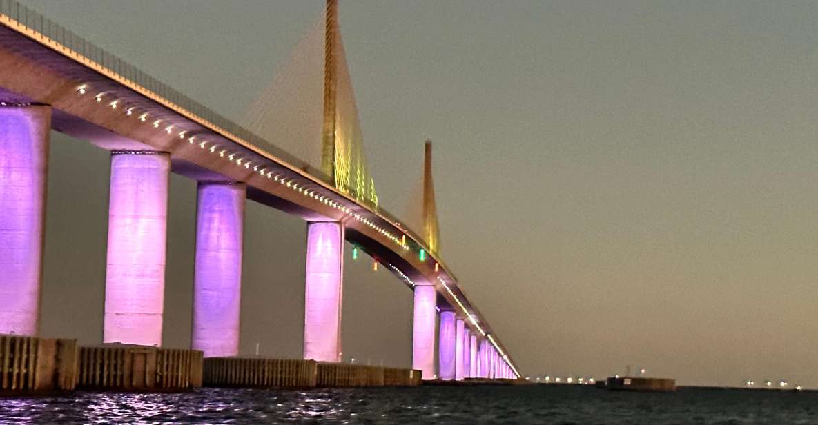 St. Petersburg, Florida: Sunset and Skyway Lights Boat Tour - Full Description