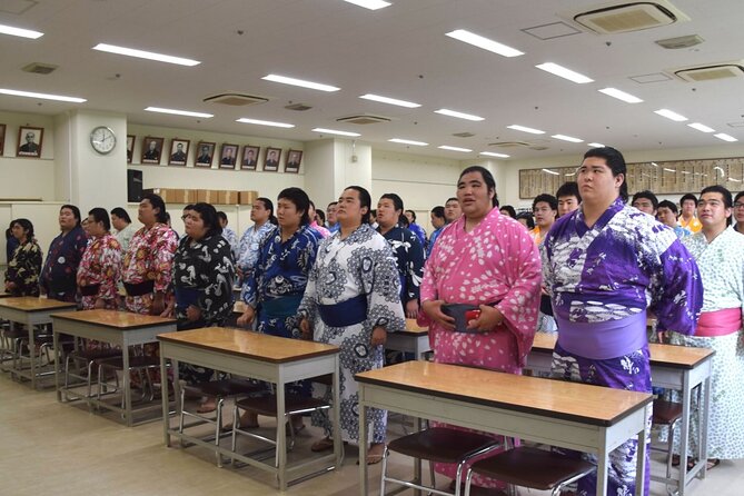 Sumo School Experience With Stable Master and Real Wrestlers - Training With Real Sumo Wrestlers