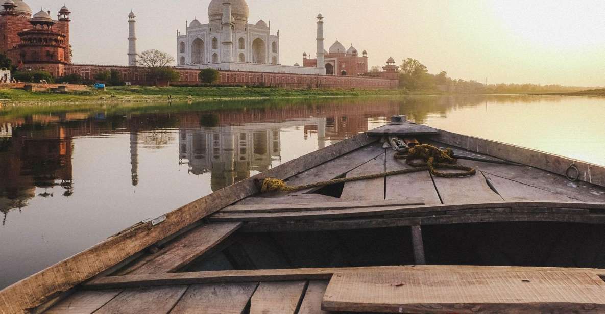 Taj Mahal Back View Yamuna Boat Ride Tour - Highlights of the Tour