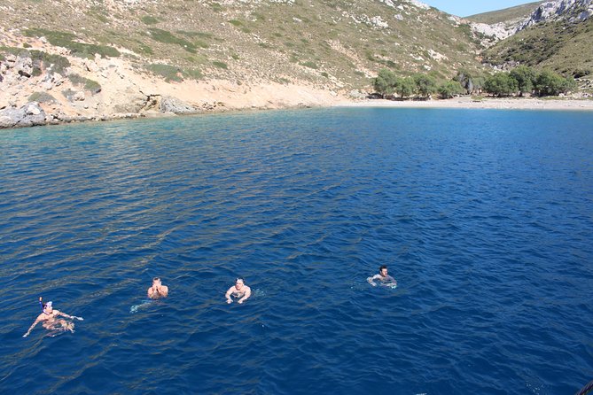Three Island Cruise From Kos - Swimming at Platiein Island