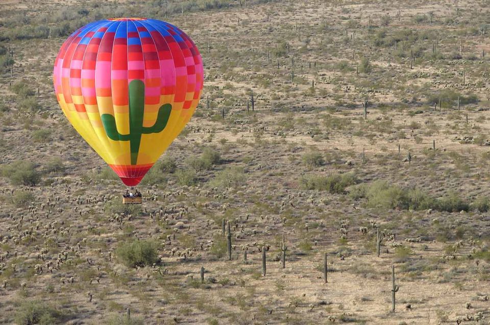 Tucson: Hot Air Balloon Ride With Champagne and Breakfast - Full Description