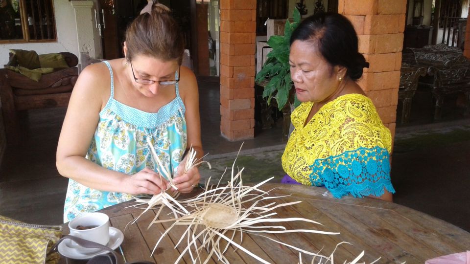 Ubud: Traditional Basket Weaving Class - Reservation Benefits