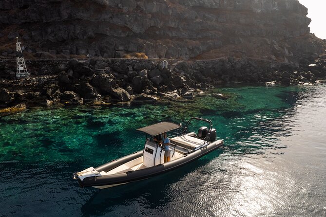 Unique Half-Day Private Motor Boat Cruise in Santorini - Scenic Views and Boat Features