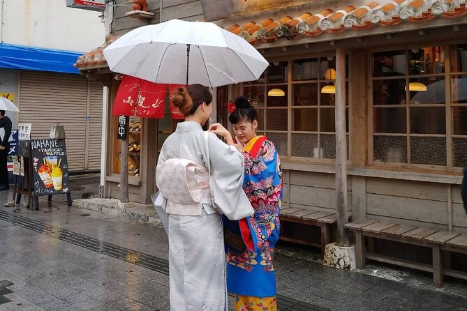 Walking Around the Town With Kimono You Can Choose Your Favorite Kimono From [Okinawa Traditional Co - How to Book Your Kimono Experience