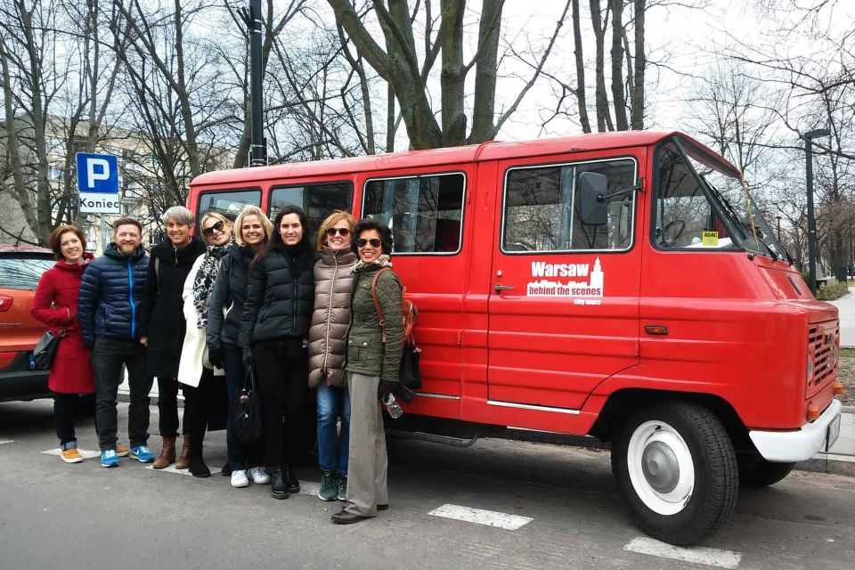 Warsaw: Jewish Ghetto Private Tour by Retro Car With Pickup - Booking Information