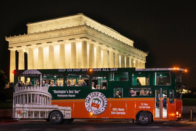 Washington DC Monuments by Moonlight Tour by Trolley - Experience Highlights and Commentary
