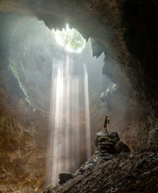 Yogyakarta : Mt Merapi Sunrise,Jomblang Cave and Pindul Cave - Divine Illumination in Jomblang Cave