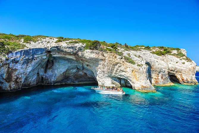 Zakynthos Keri Caves, Marathonissi, and Turtle-Spotting Kaiki Boat Trip - Turtle Spotting in Laganas Bay