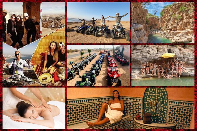 4 Excursions in 1 Pack City Tour Quads Hammam-Massage Paradise Valley - City Tour Experience