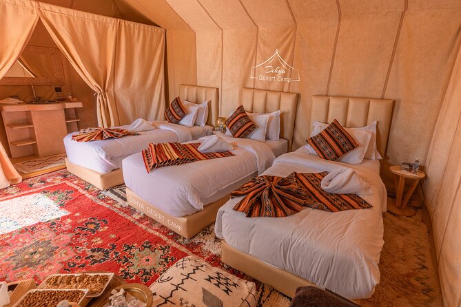 2 Days Sahara Tour With Overnight in Luxury Desert Camp - Overnight Experience Details