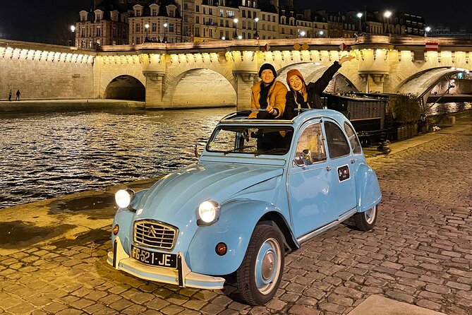 2-hour Private Night Ride in a Citroën 2CV in Paris - Price and Booking Details