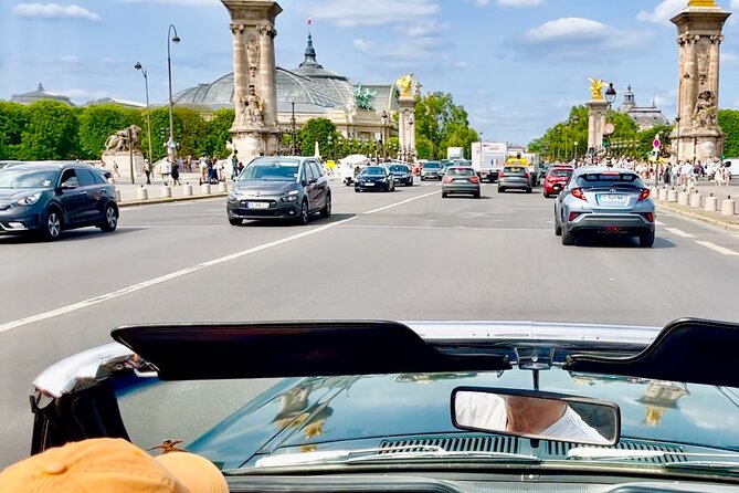 2 Hour Private Tour of Paris in a 67 Mustang Convertible - Tour Policies