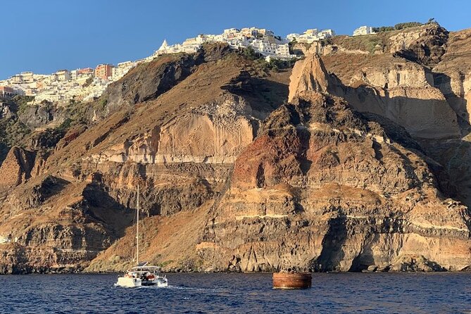 5Hour Private Santorini Luxury Catamaran Cruise With Greek Meal - Cancellation Policy Details