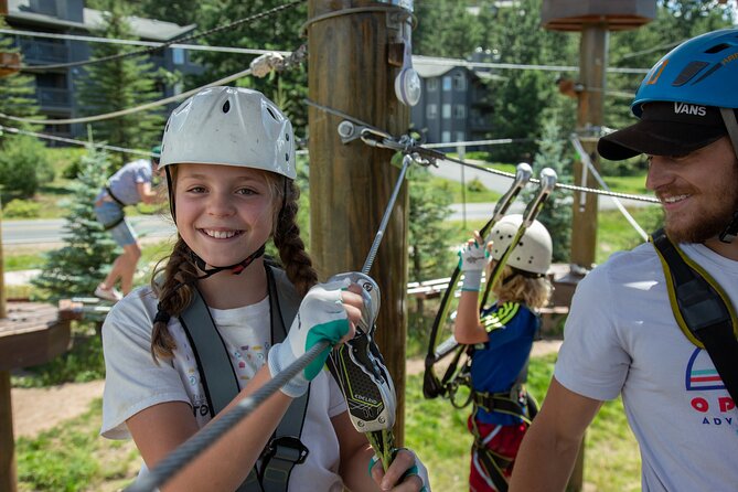 Activity to Open Air Adventure Park. - Course Challenges and Heights