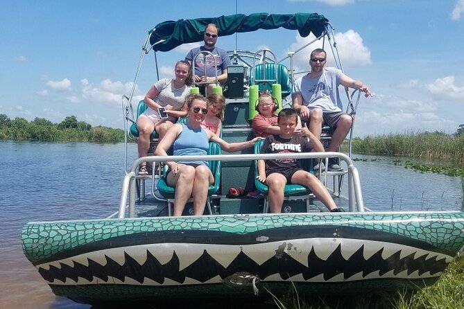 Air Boat Tour of Palm Beach in The Swamp Monster - Background