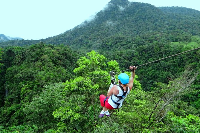 Arenal 12 Zipline Cables Experience With La Fortuna Waterfall - End of Tour