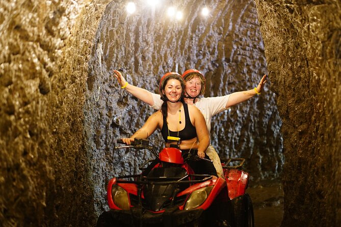 Bali ATV Ride in Ubud Through Tunnel, Rice Fields, Puddles - Splashing Through Puddles