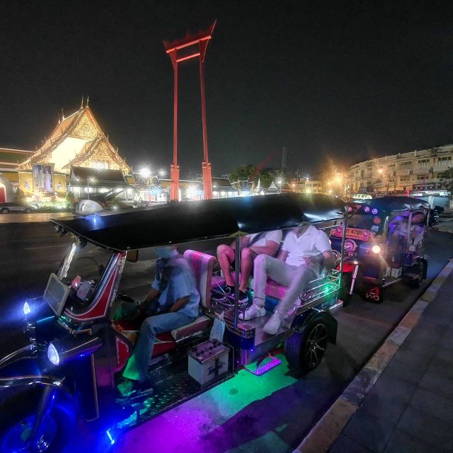 Bangkok: Old Town Food Tasting Tuk Tuk Tour at Night - Booking Information