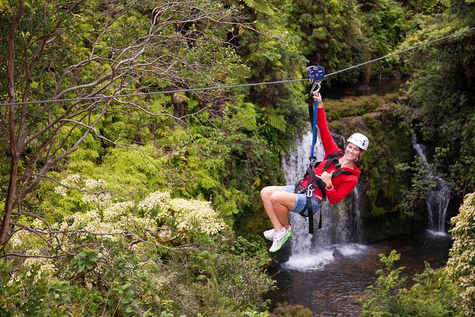 Big Island Zipline Over KoleKole Falls - Thrilling Waterfall Zipline