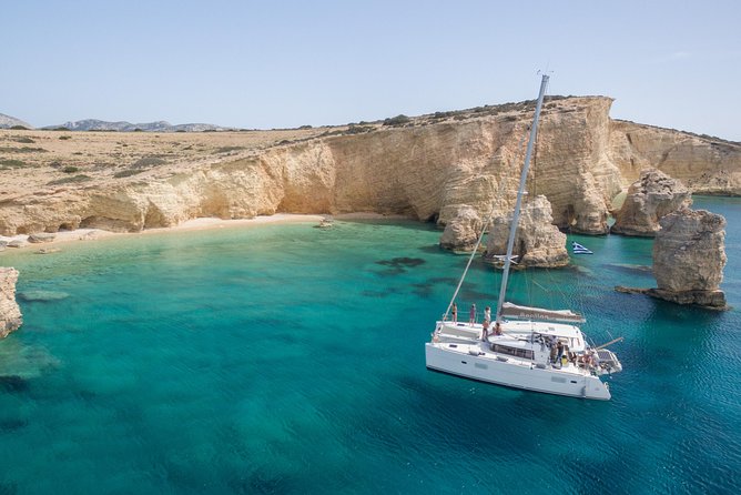 Catamaran Full-Day Cruise Around Naxos or Paros With Lunch - Booking Information and Pricing